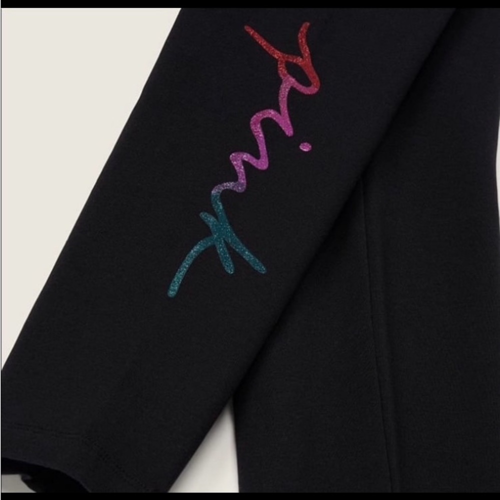 NWT VS PINK GRADIENT GLITTER SCRIPT LOGO SET - Picture 6 of 9